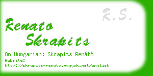 renato skrapits business card